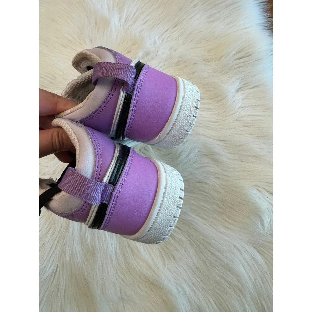 Nike toddler size 11C purple pink mid dunk